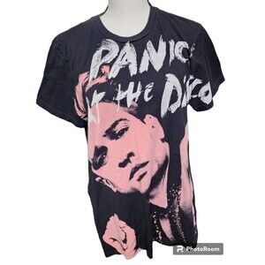 Panic At The Disco Band T-Shirt Size Small Black Pop Rock